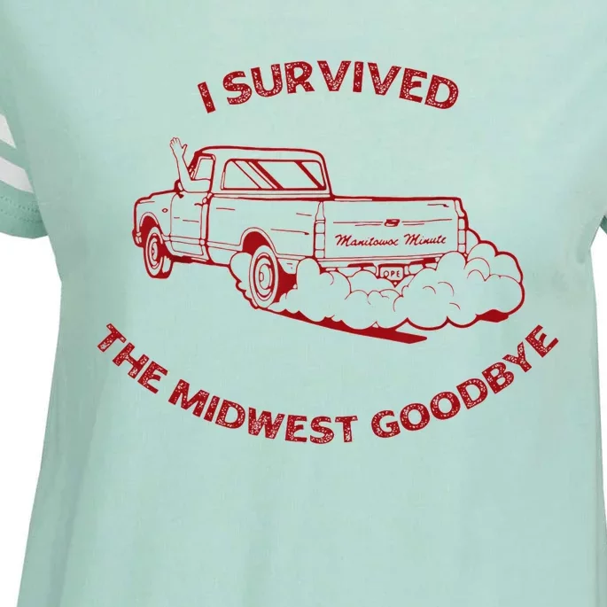 I Survived The Midwest Goodbye Enza Ladies Jersey Football T-Shirt