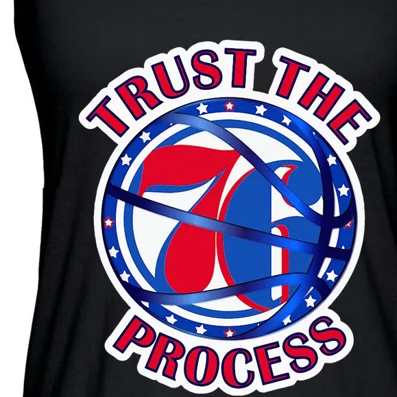 Illadel Styles Trust The Process 76 Ladies Essential Flowy Tank