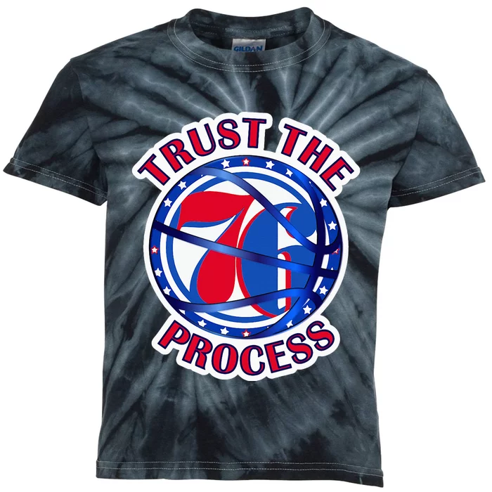 Illadel Styles Trust The Process 76 Kids Tie-Dye T-Shirt