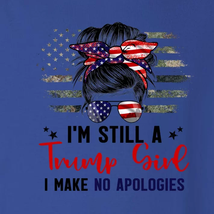 IM Still Trump I Make No Apologies Trump 2024 Election Gift Toddler Long Sleeve Shirt