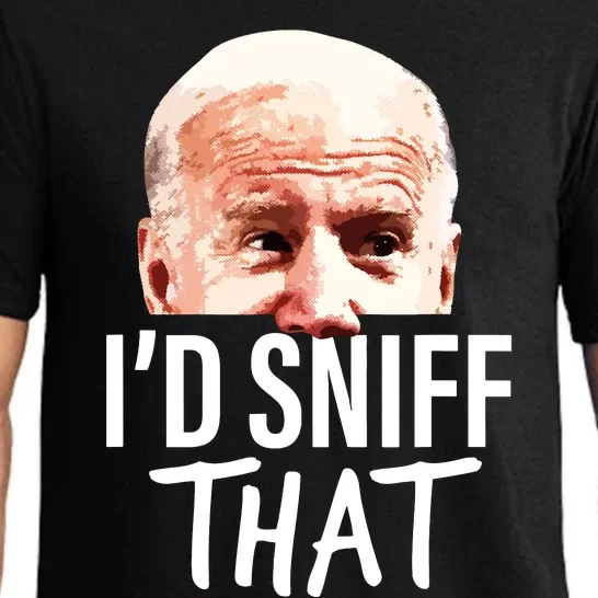 Id Sniff That Anti Joe Biden Funny Parody Pajama Set