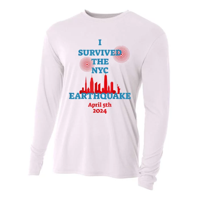 I Survived The Nyc Earthquake 2024 Cooling Performance Long Sleeve Crew