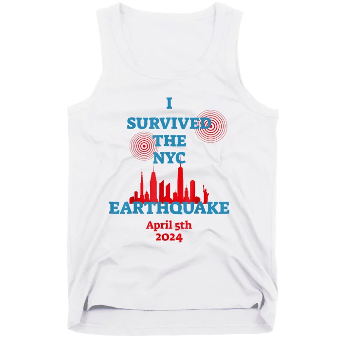 I Survived The Nyc Earthquake 2024 Tank Top