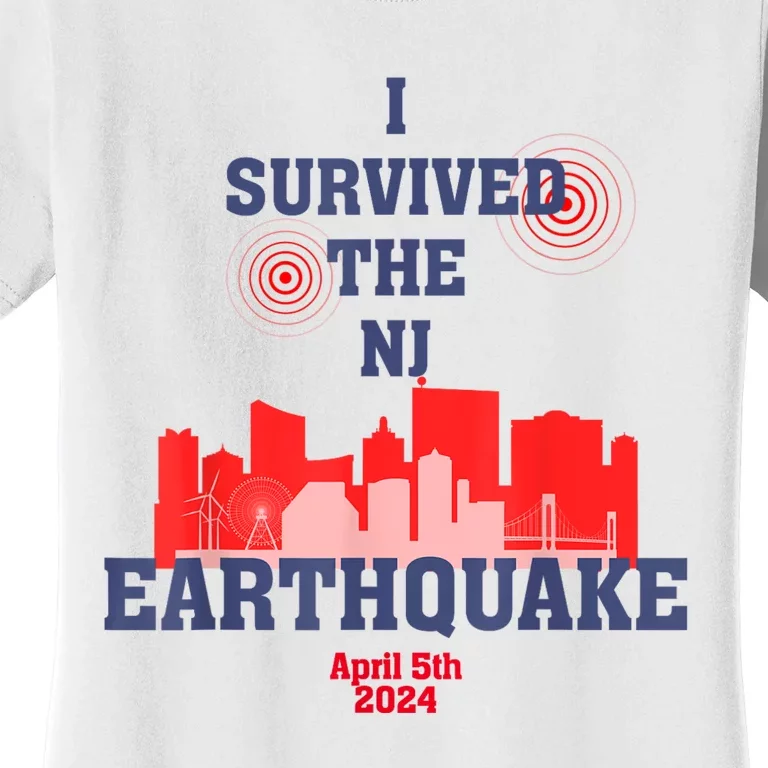 I Survived The Nyc Earthquake 2024 Women's T-Shirt