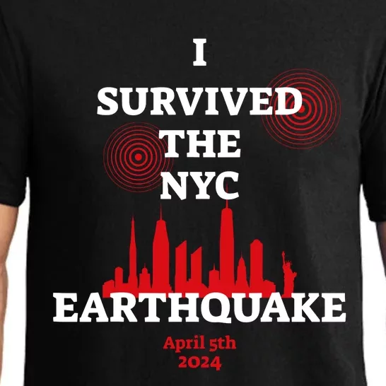 I Survived The Nyc Earthquake 2024 Pajama Set