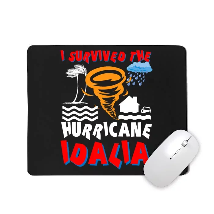 I Survived The Hurricane Idalia Mousepad