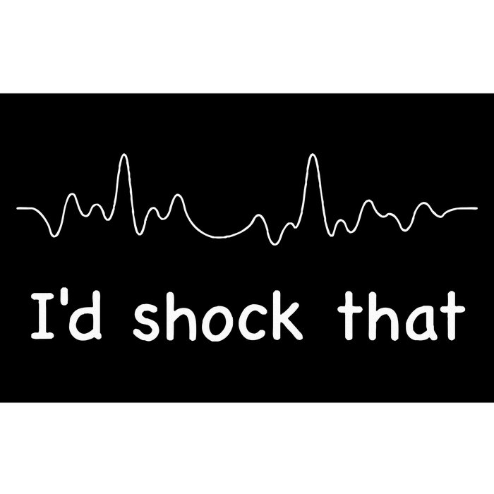 ID Shock That Ventricular Fibrillation Cardiology Nurse Rn Bumper Sticker