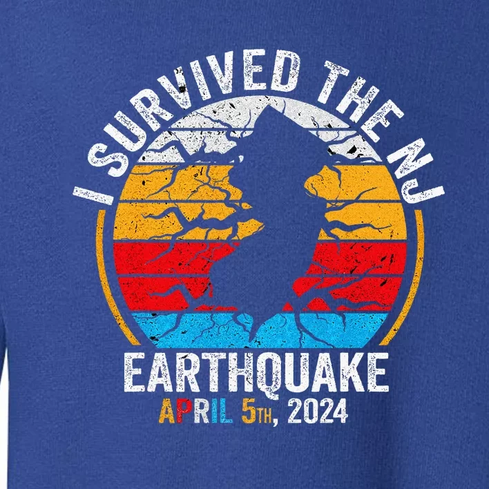 I Survived The NJ Earthquake Toddler Sweatshirt