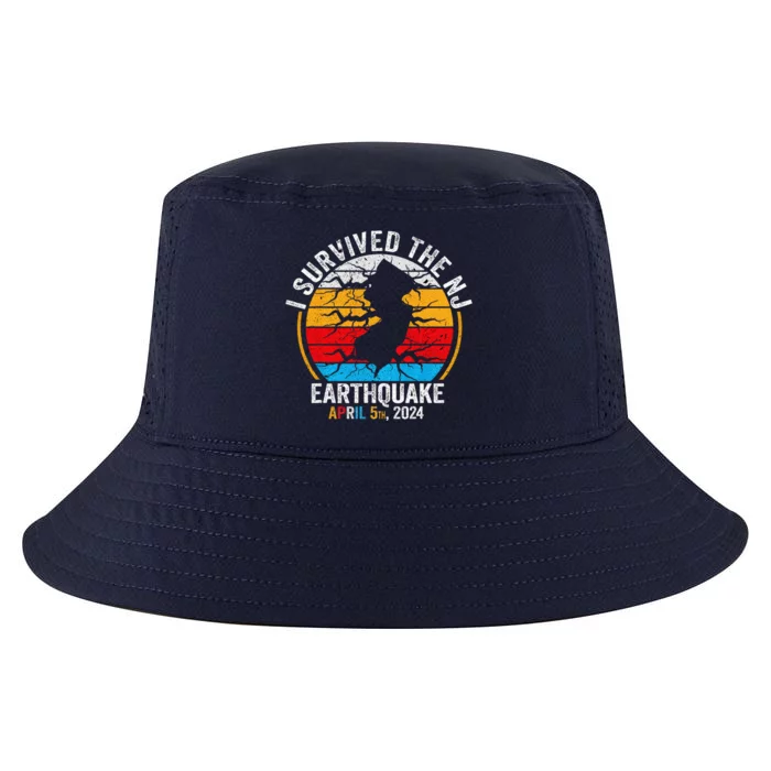 I Survived The NJ Earthquake Cool Comfort Performance Bucket Hat