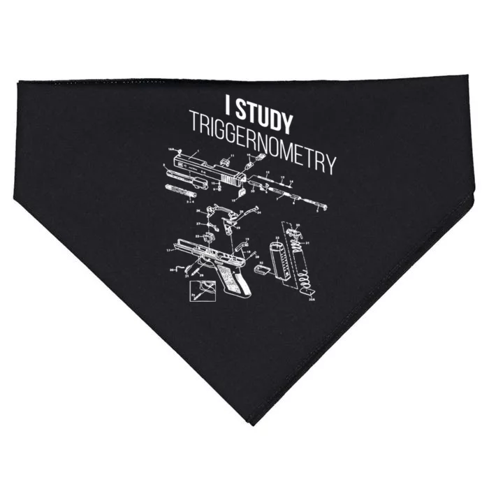 I Study Triggernometry USA-Made Doggie Bandana