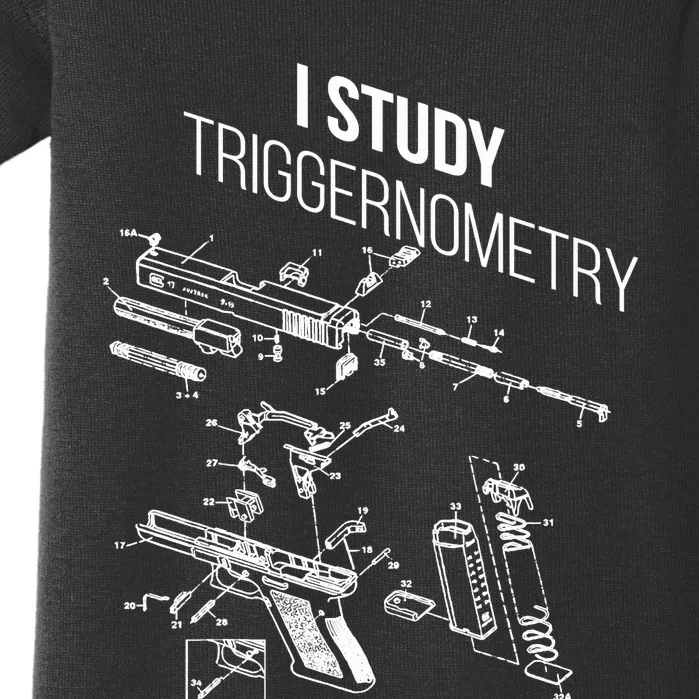 I Study Triggernometry Baby Bodysuit