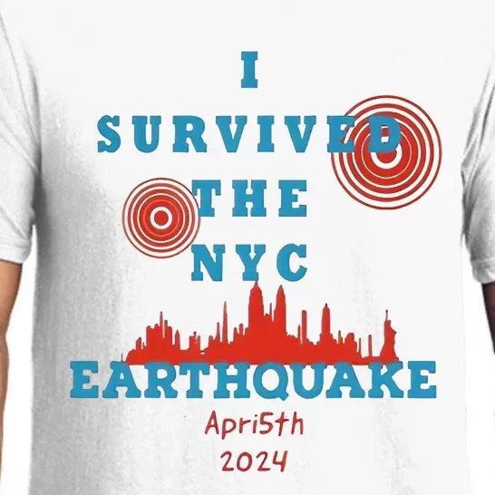 I Survived The Nyc Earthquake Pajama Set