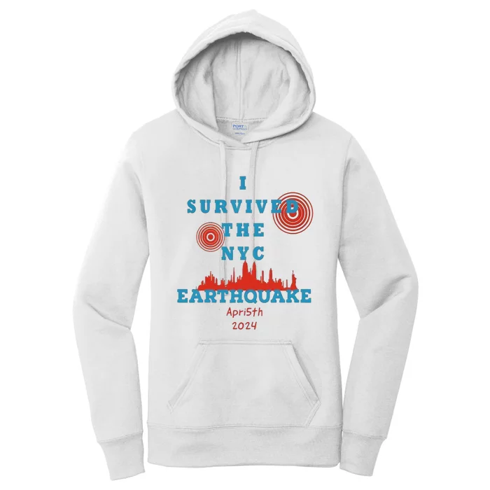 I Survived The Nyc Earthquake Women's Pullover Hoodie