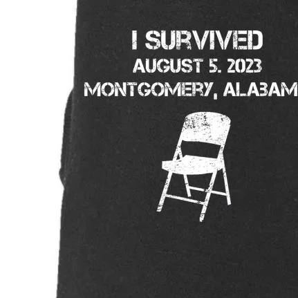 I Survived The Riverboat Brawl Alabama Funny Folding Chair Trending Doggie 3-End Fleece Hoodie