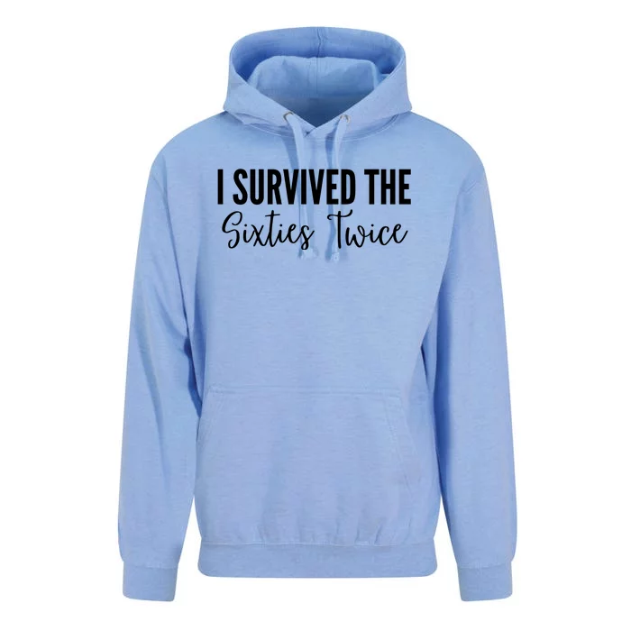 I Survived The Sixties Twice Unisex Surf Hoodie