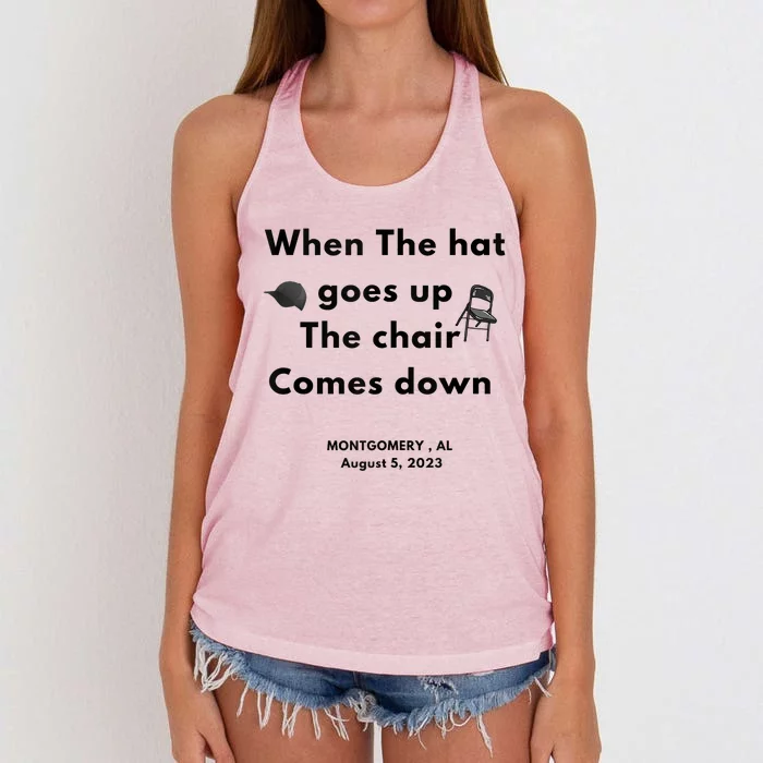 I Survived The Riverboat Brawl Alabama Humorous Fight Women's Knotted Racerback Tank