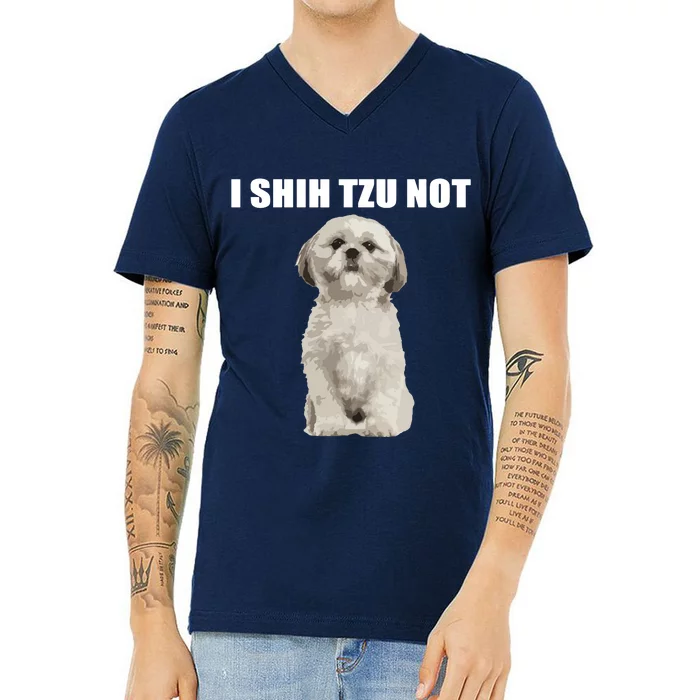 I Shih Tzu Not V-Neck T-Shirt