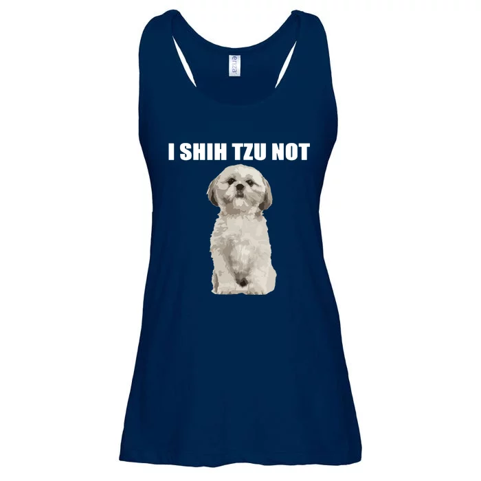 I Shih Tzu Not Ladies Essential Flowy Tank