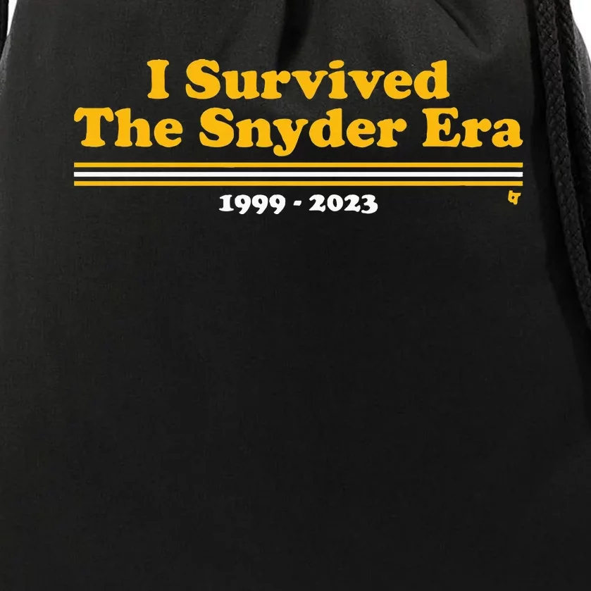 I Survived The Snyder Era Drawstring Bag