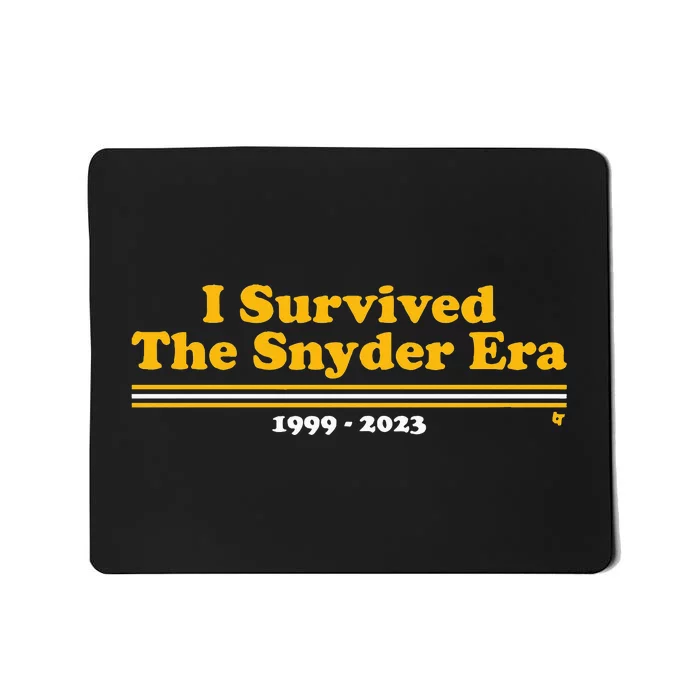 I Survived The Snyder Era Mousepad