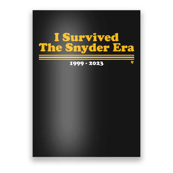 I Survived The Snyder Era Poster