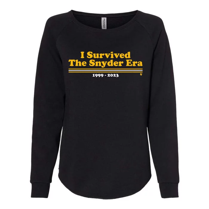 I Survived The Snyder Era Womens California Wash Sweatshirt