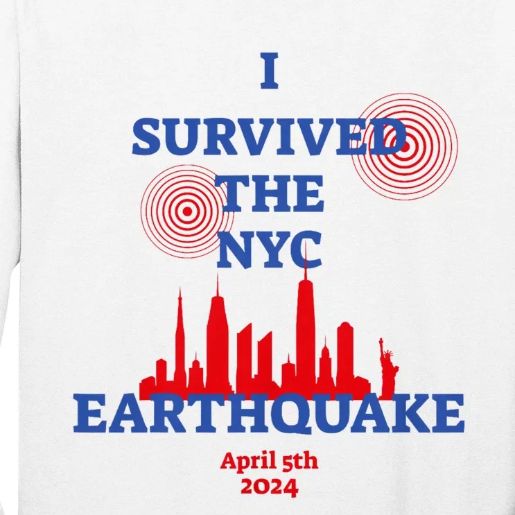 I Survived The Nyc Earthquake 2024 Long Sleeve Shirt