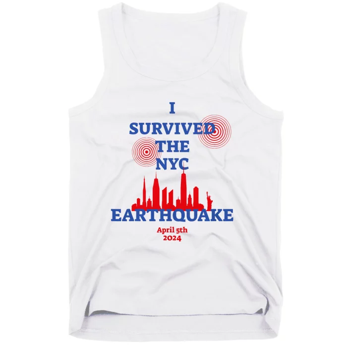 I Survived The Nyc Earthquake 2024 Tank Top