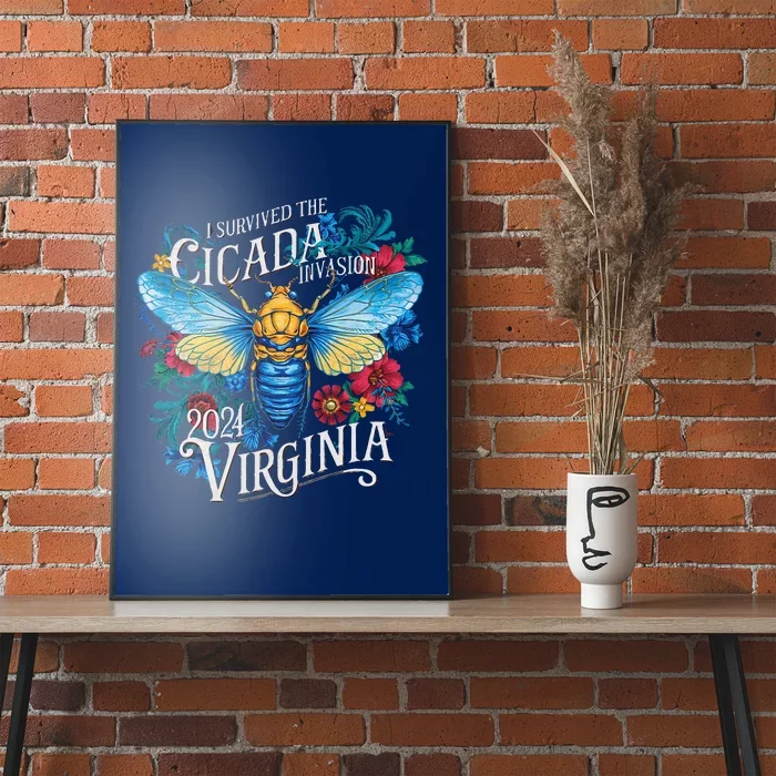 I Survived The Cicada Invasion Virginia 2024 Brood Xix Xiii Poster