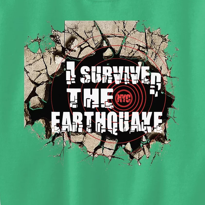 I Survived The New York Earthquake Kids Sweatshirt