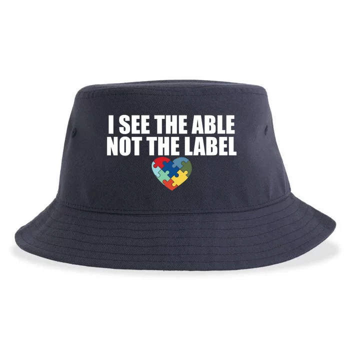 I See The ABLE Not The LABEL Sustainable Bucket Hat