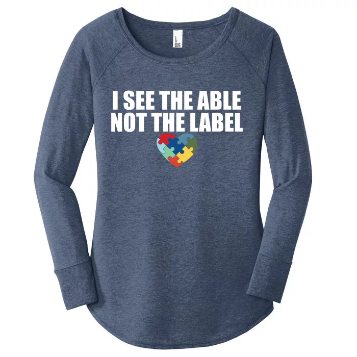 I See The ABLE Not The LABEL Women's Perfect Tri Tunic Long Sleeve Shirt