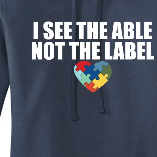 I See The ABLE Not The LABEL Women's Pullover Hoodie