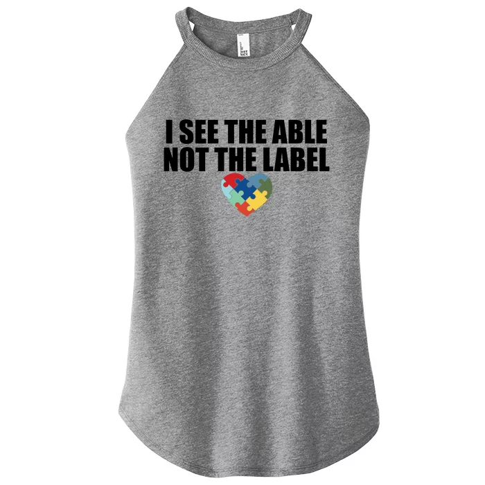 I See The ABLE Not The LABEL Women’s Perfect Tri Rocker Tank