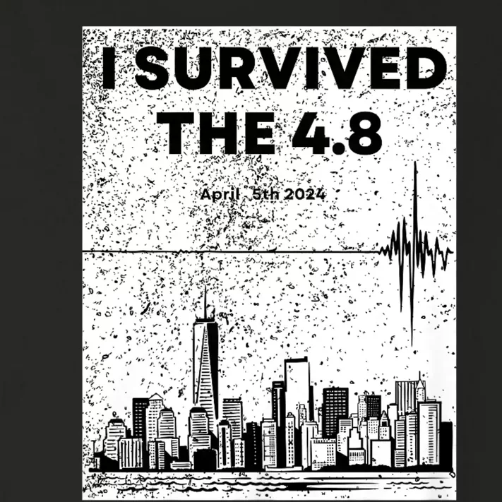 I Survived The 4.8 Nyc Earthquake April 5th 2024 Toddler Long Sleeve Shirt