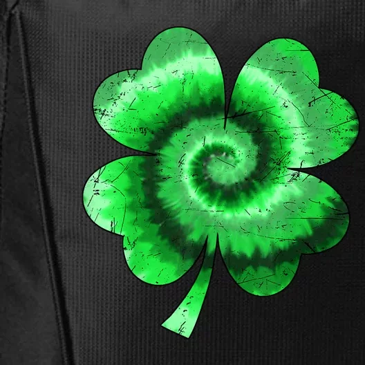 Irish Shamrock Tie Dye Happy St Patrick's Day Go Lucky Gift City Backpack