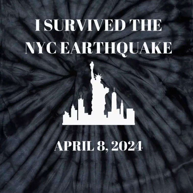 I Survived The Nyc Earthquake Tie-Dye T-Shirt