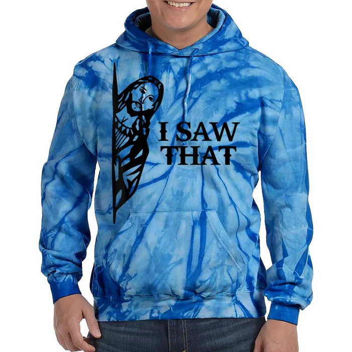 I Saw That Funny Jesus Christian Saying Quote Tie Dye Hoodie