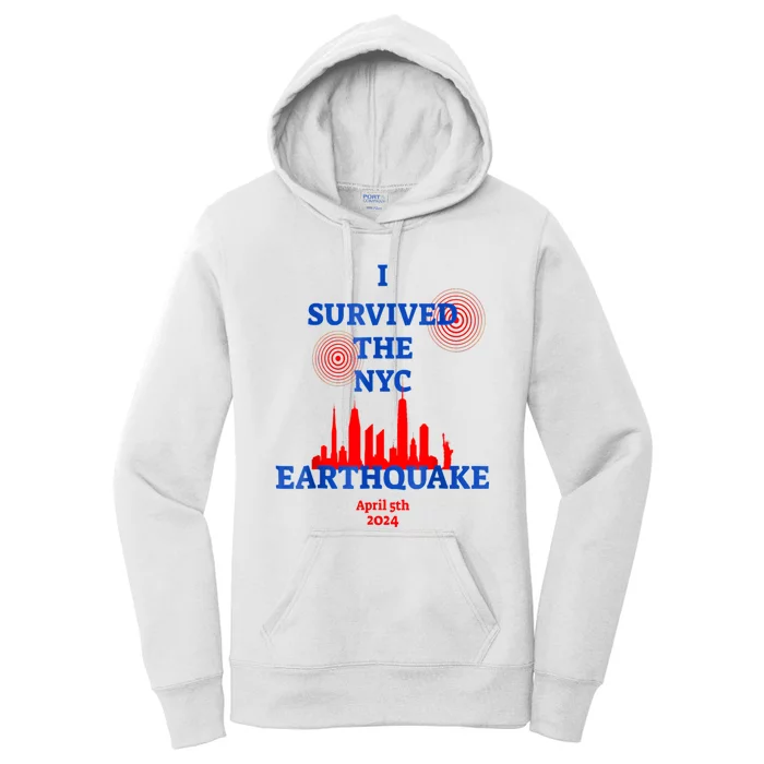 I Survived The Nyc Earthquake Women's Pullover Hoodie