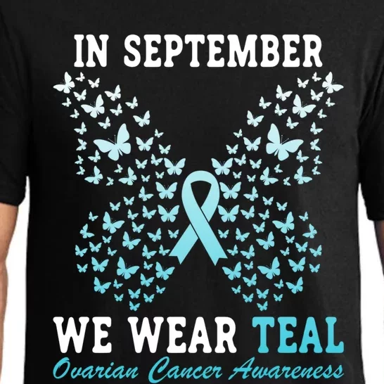 Inn September Teal Ovarian Cancer Awareness Pajama Set