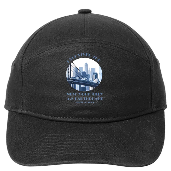 I Survived The New York Earthquake Survivor April 5 2024 7-Panel Snapback Hat