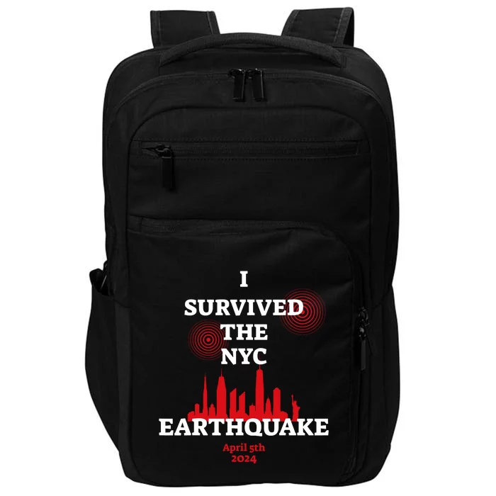 I Survived The Nyc Earthquake 2024 Impact Tech Backpack