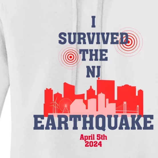 I Survived The Nj Earthquake And The Total Solar Eclipse Women's Pullover Hoodie