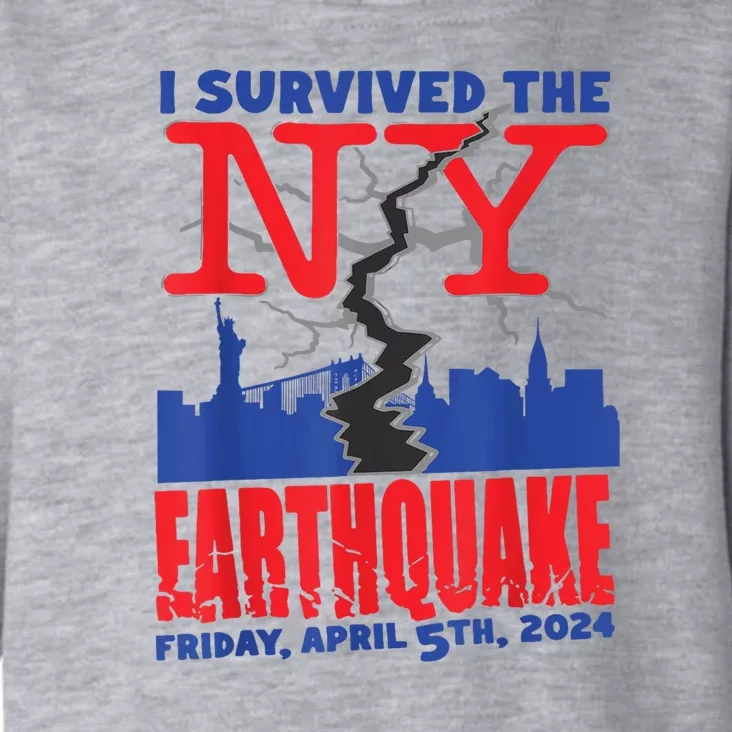 I Survived The Nyc Earthquake Toddler Hoodie