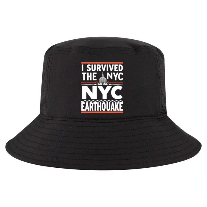 I Survived The Nyc Earthquake April 5 2024 Cool Comfort Performance Bucket Hat