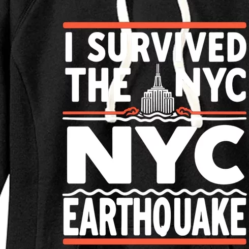 I Survived The Nyc Earthquake April 5 2024 Women's Fleece Hoodie