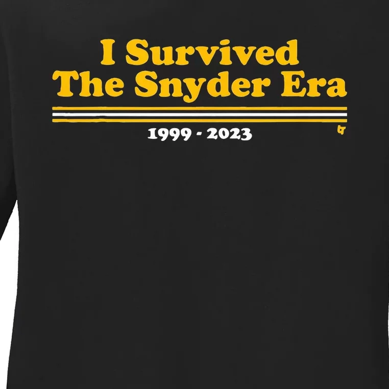 I Survived The Snyder Era Ladies Long Sleeve Shirt