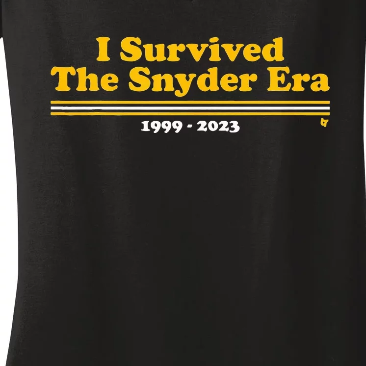 I Survived The Snyder Era Women's V-Neck T-Shirt