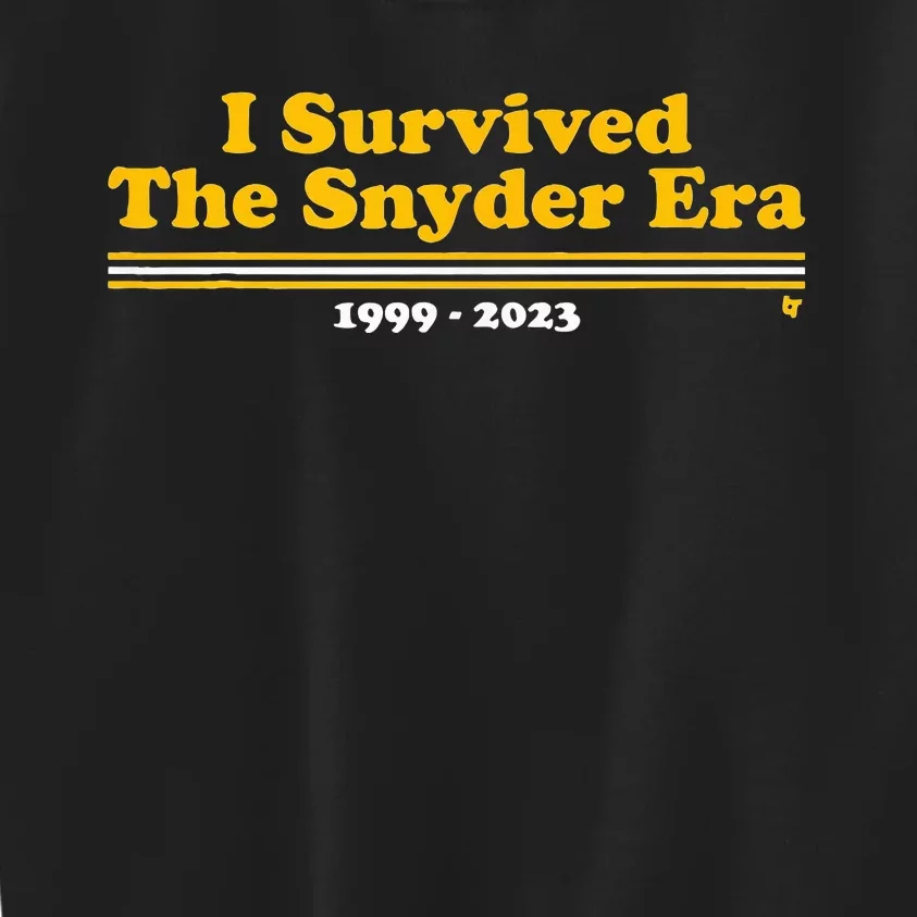 I Survived The Snyder Era Kids Sweatshirt