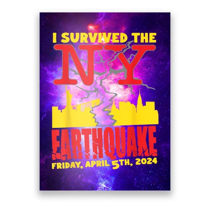 I Survived The Nyc Earthquake Poster